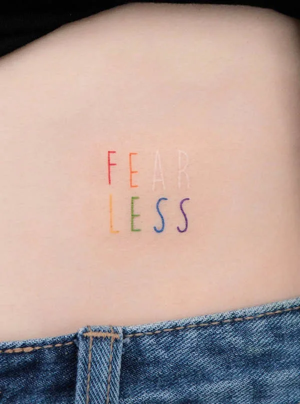 Fearless by @pureum_tattoo