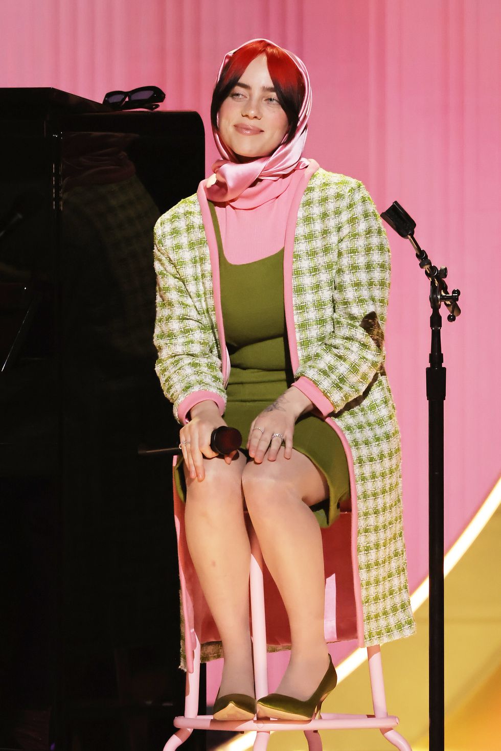 Billie Eilish Dresses Like a 1965 Barbie Doll for 2024 Grammys Performance