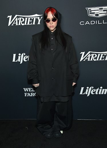 Billie Eilish arrives for Variety's Power of Women event at Mother Wolf in Los Angeles, California, ...