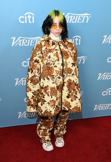 Billie Eilish arrives at the 2019 Variety's Hitmakers Brunch at Soho House on December 07, 2019 in W...