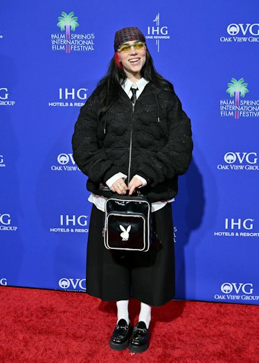 Billie Eilish attends the 2024 Palm Springs International Film Festival Film Awards at Palm Springs ...