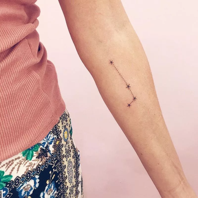 Astrology Tattoos Aries Constellation