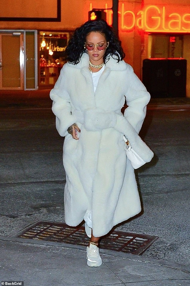 Style: Rihanna looked sensational as ever as she went out for dinner in New York City on Friday