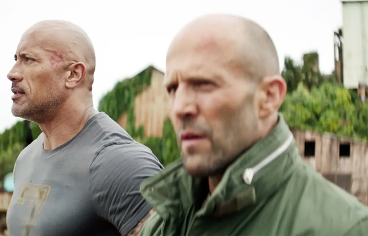 Dwayne Johnson and Jason Statham in Hobbs & Shaw