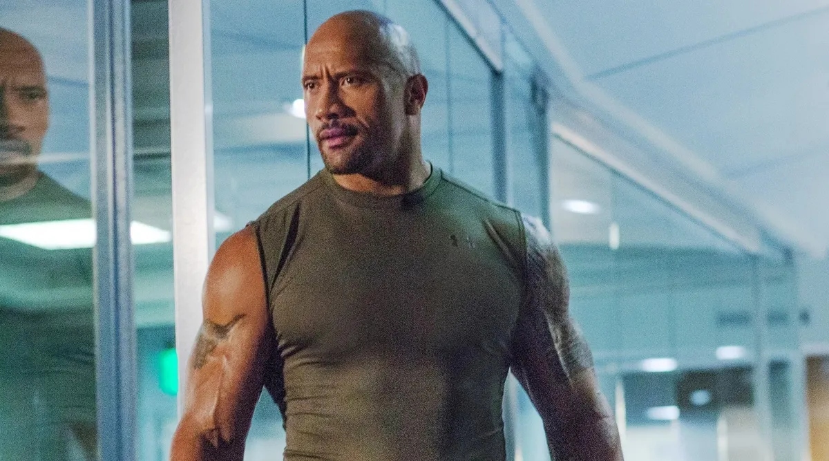 Dwayne Johnson in Furious 7