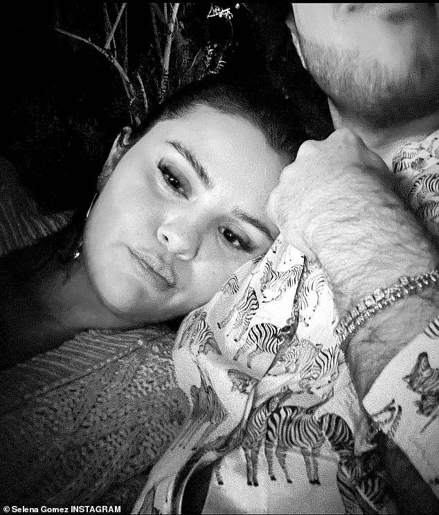 Gomez took to Instagram Stories in December with a black-and-white image of herself in which she appeared to be cuddling with Blanco