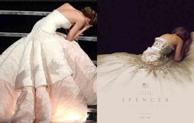 The secret of the most beautiful fall at the Oscars: Because of the 95 billion dress, related to Princess Diana? - Photo 5.