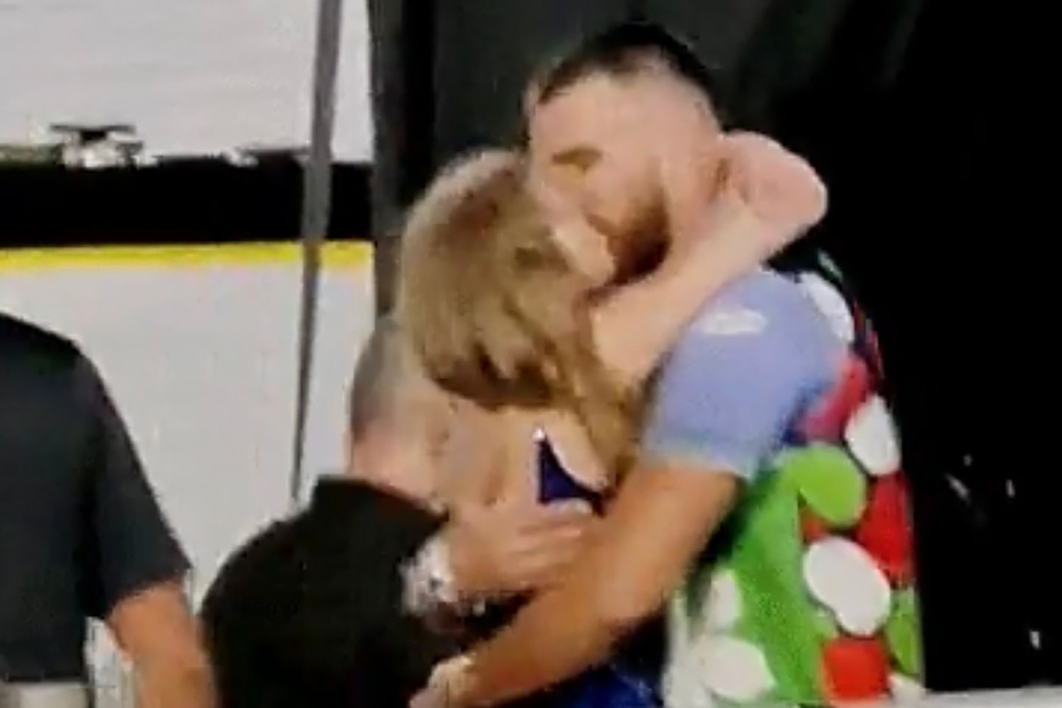 Taylor Swift Runs into Travis Kelce's Arms, Plants a Kiss After Argentina  Show