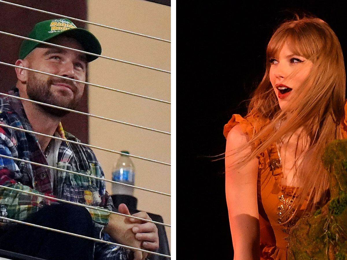 Watch Taylor Swift Run to Travis Kelce and Kiss Him in Argentina