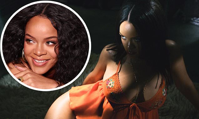 Rihanna is 'all dolled up' as she puts on a VERY busty display in low-cut  tank from Savage X Fenty | Daily Mail Online