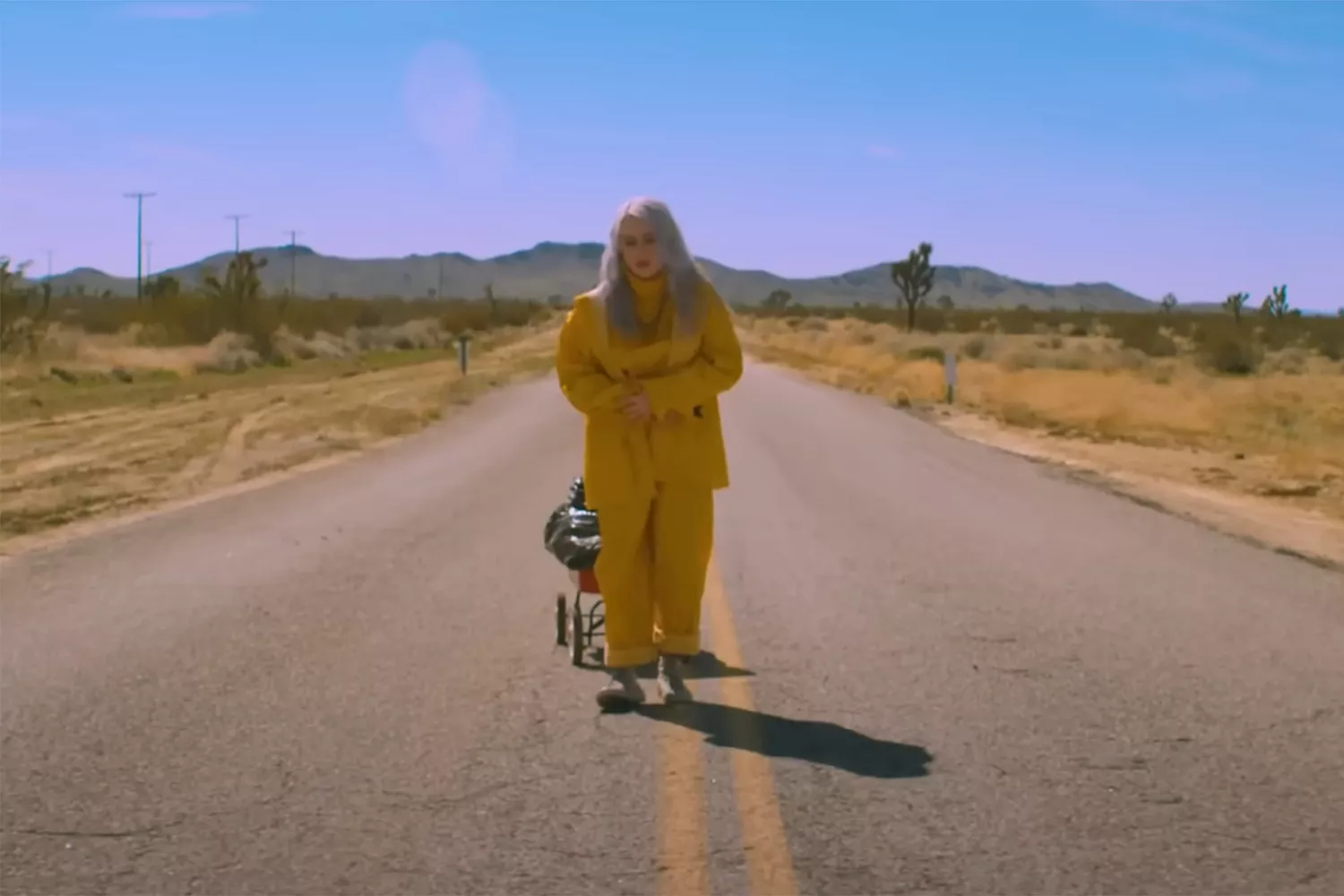 Billie Eilish 'Bellyache'. -