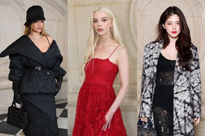 Rihanna, Anya Taylor-Joy, Han So Hee and a group of outstanding beauties at the Dior show