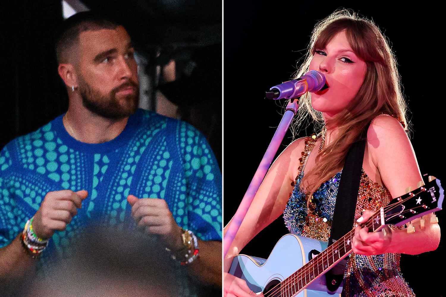 Taylor Swift and Travis Kelce Kiss After Her First Sydney Eras Tour Show