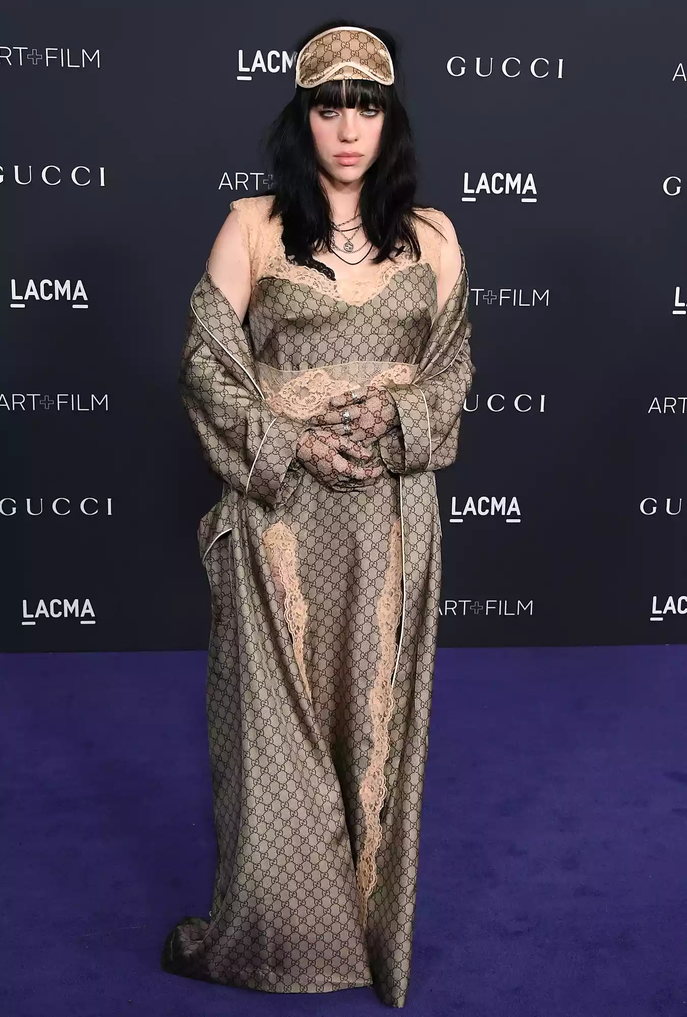 Billie Eilish arrives at the 11th Annual LACMA Art + Film Gala at Los Angeles County Museum of Art on November 05, 2022 in Los Angeles, California