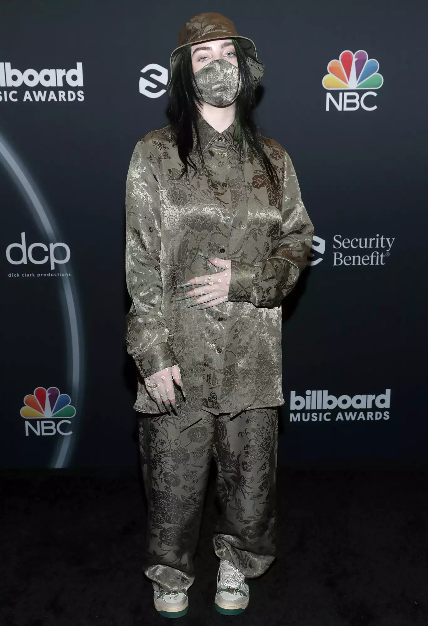 Billie Eilish attends the 2020 Billboard Music Awards, broadcast on October 14, 2020 at the Dolby Theatre in Los Angeles, California