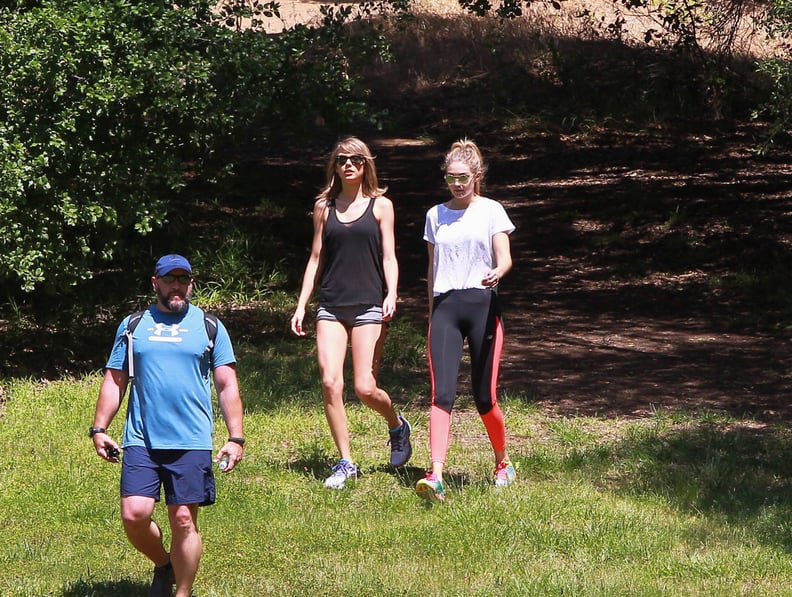 Gigi Hadid Hiking With Taylor Swift After Breakup | Photos | POPSUGAR  Celebrity