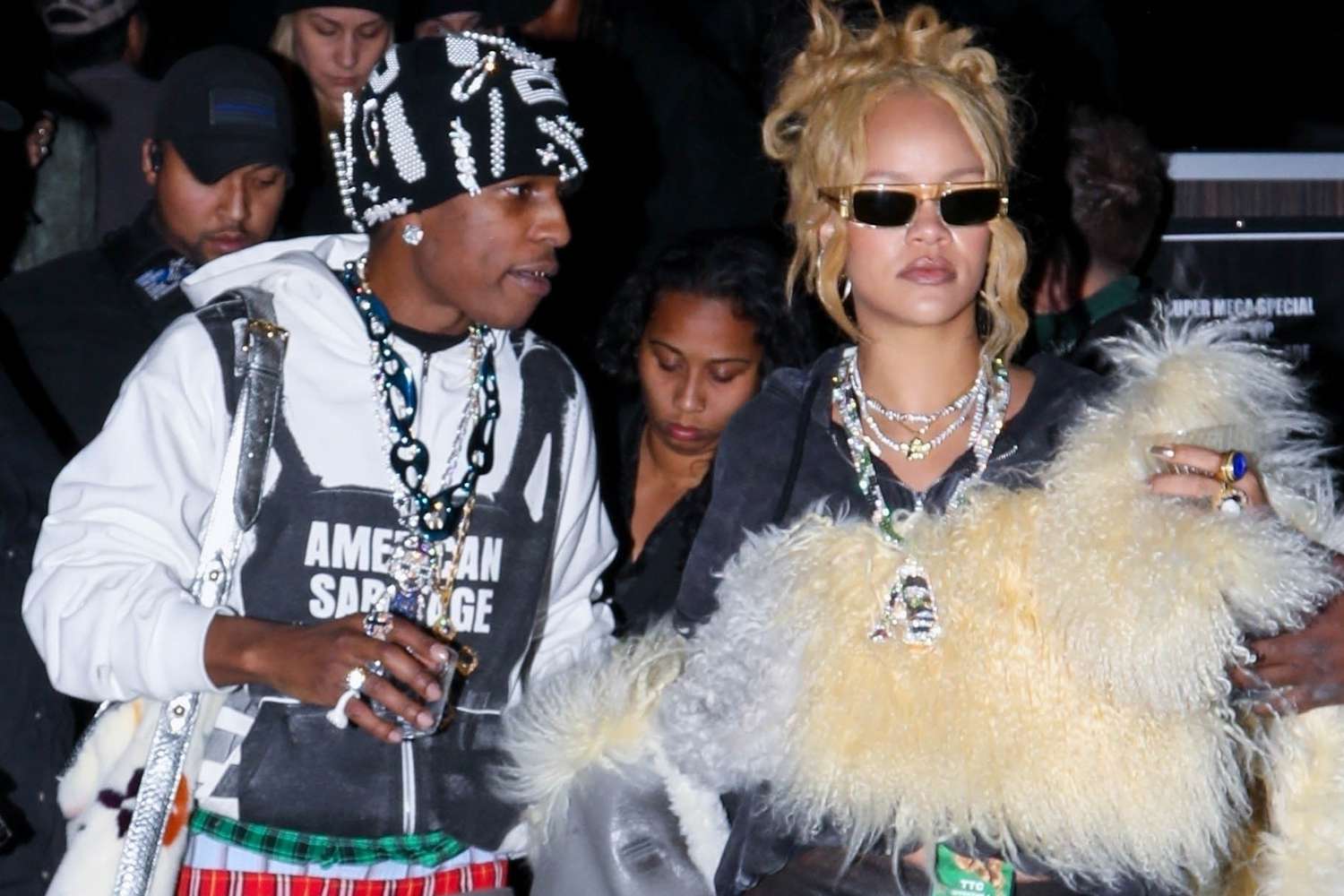 Rihanna and A$AP Rocky Watch Tyler the Creator's Coachella Set