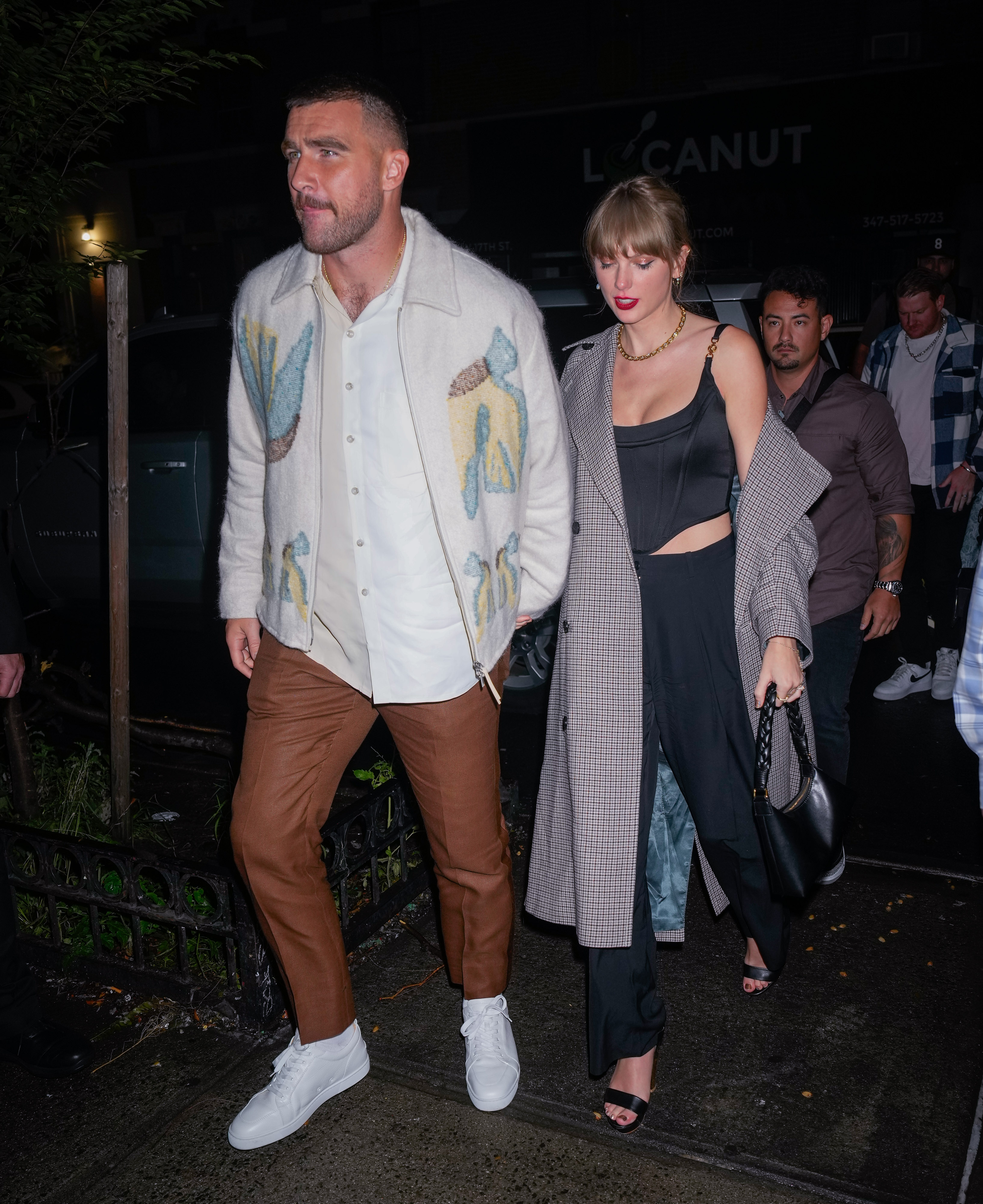 Travis Kelce and Taylor Swift.