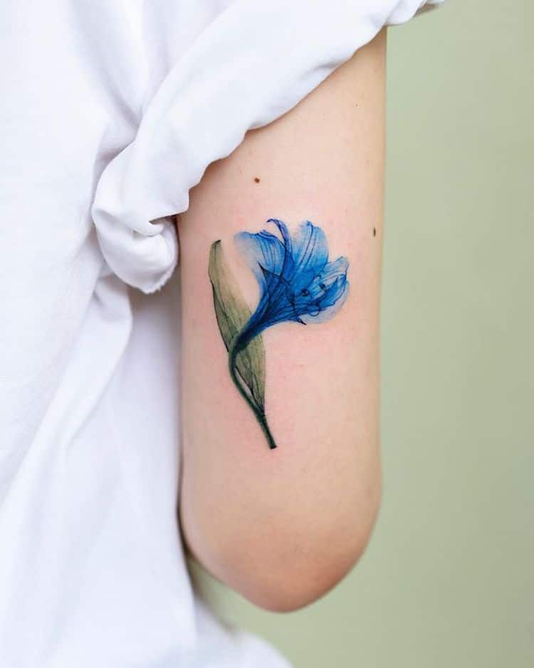 Blue Tattoos by Pokhy