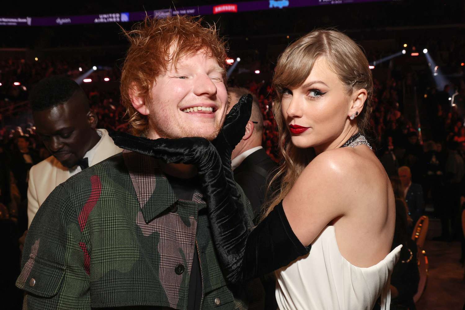 Taylor Swift Tousles Friend Ed Sheeran's Hair in Sweet Video at 2024 Grammys