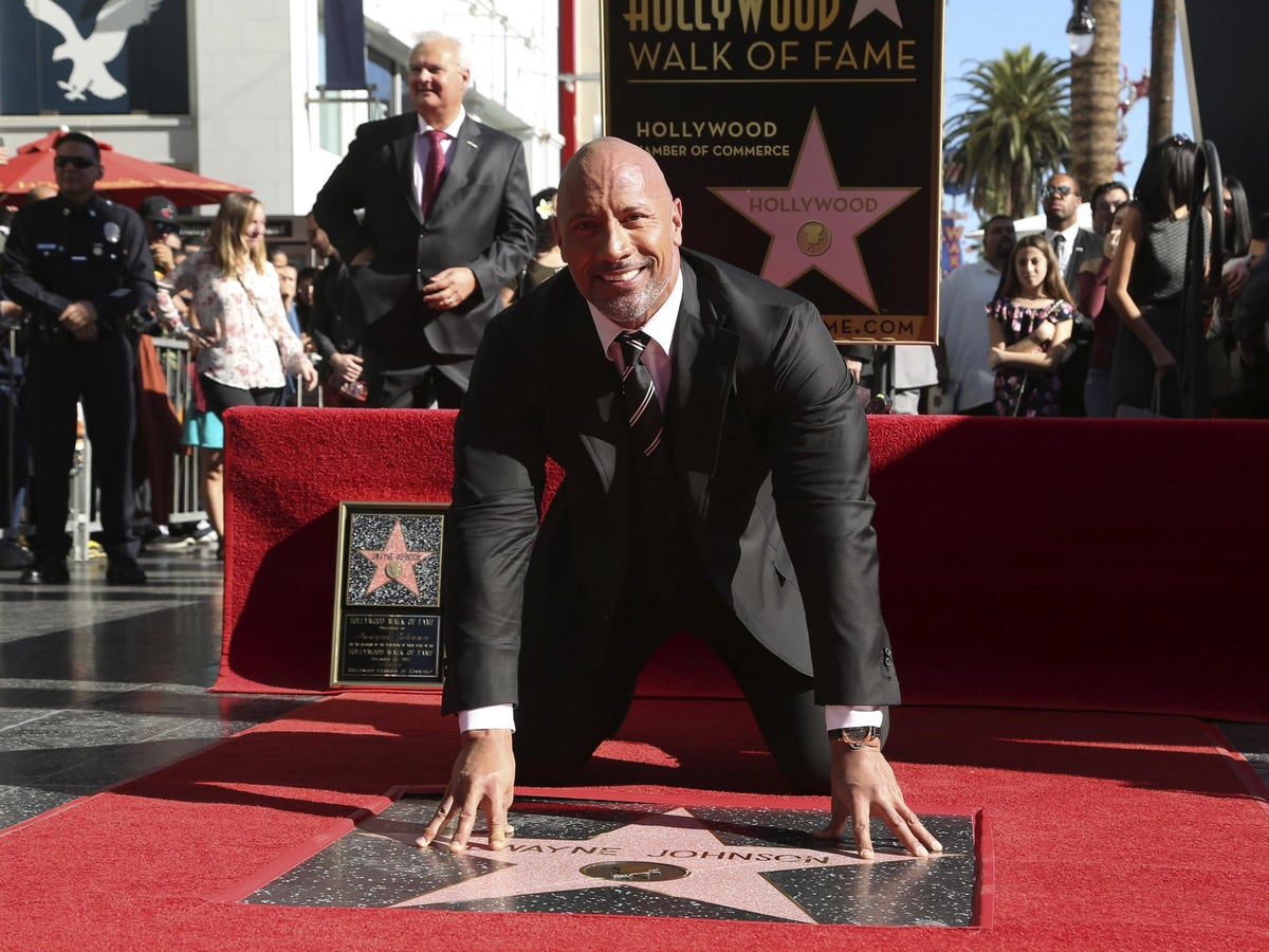 Dwayne 'The Rock' Johnson joined by family as he's honoured with star on  Hollywood Walk of Fame | London Evening Standard | Evening Standard