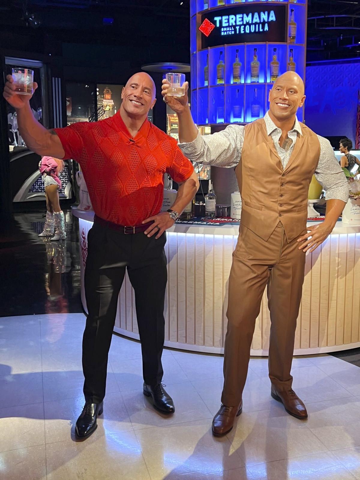 Dwayne Johnson takes over Vegas with Madame Tussauds fan visit ...
