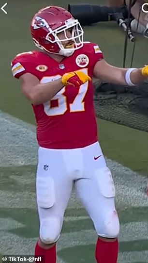 Travis Kelce touchdown celebration