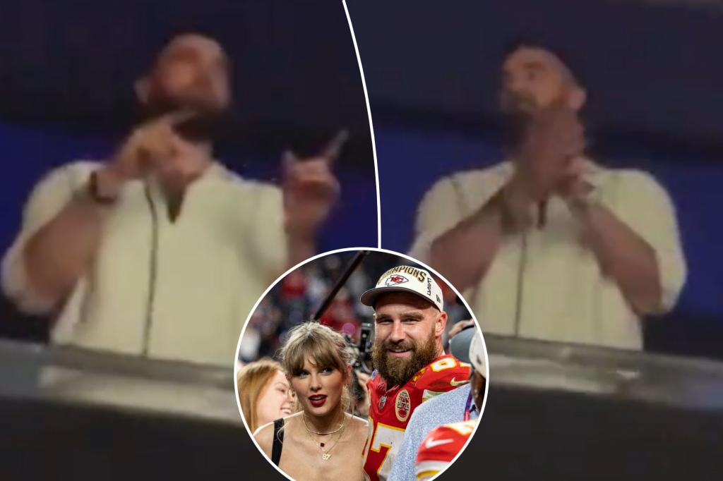 New York Post Sports on X: "Travis Kelce dances at Taylor Swift's Eras Tour  show in Paris https://t.co/LSQ0uviNjt https://t.co/Ng0GNLJk76" / X