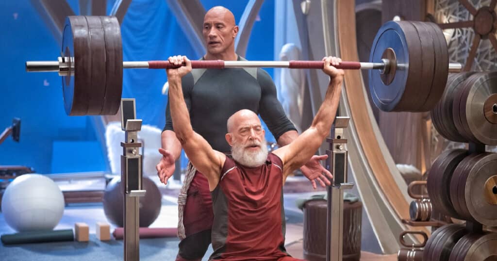 Red One, Santa, J.K. Simmons, Dwayne Johnson