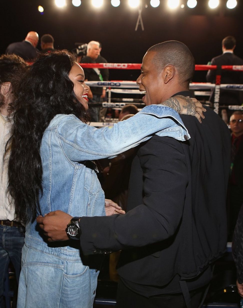 Rihanna and Jay Z