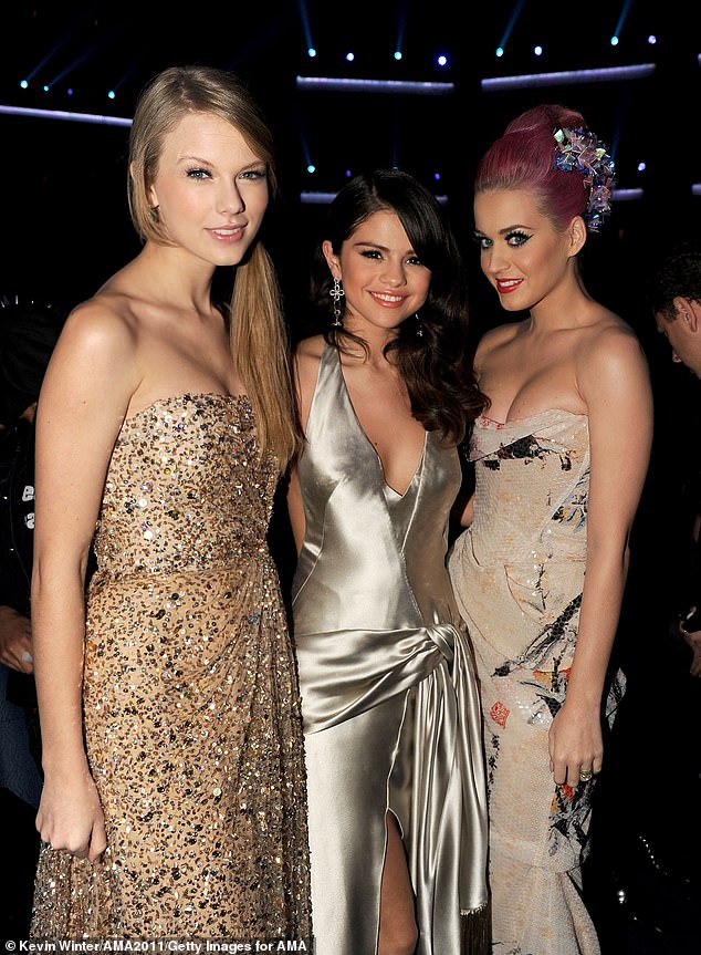 The best friendships are made of trust, respect - and in Taylor Swift and Selena Gomez 's case, more than $1.9 billion between them. Both pictured with Katy Perry in 2011