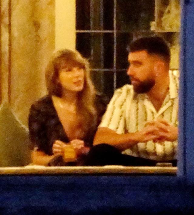 Taylor Swift and Travis Kelce Look Smitten Over Dinner in New Photos From  Lake Como Trip