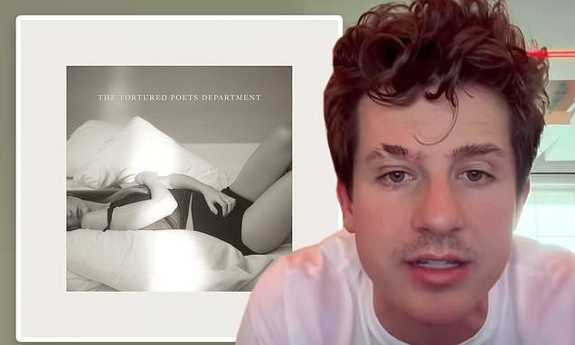 Charlie Puth responds to Taylor Swift dropping his name in her  record-breaking The Tortured Poets Department album as he teases NEW single  Hero | Daily Mail Online