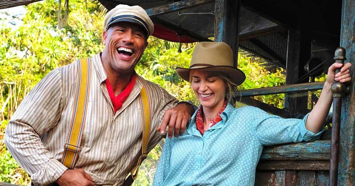 Emily Blunt & Dwayne Johnson's funny banter at the Oscars interview is winning the internet