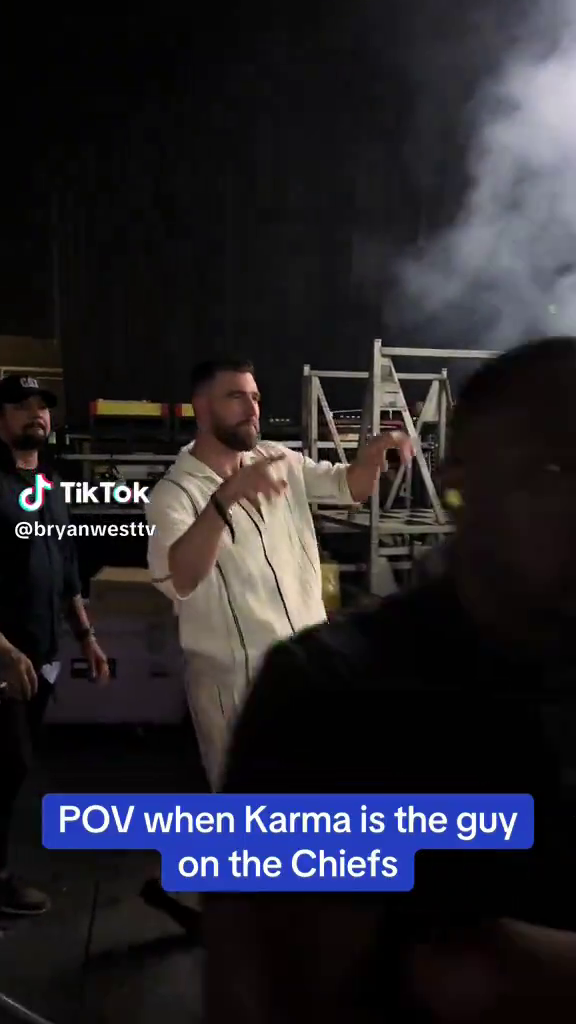 Travis Kelce attends Taylor Swift Eras Tour in Paris