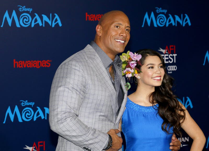 Dwayne Johnson Aulii Cravalho Stock Photos - Free & Royalty-Free Stock ...