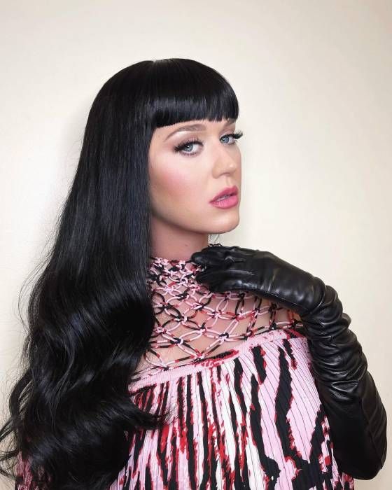 katy perry hair transformation fringe