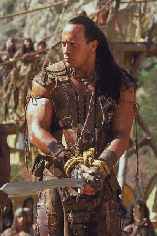Dwayne Johnson in a still from the movie " Scorpion King " | The rock ...