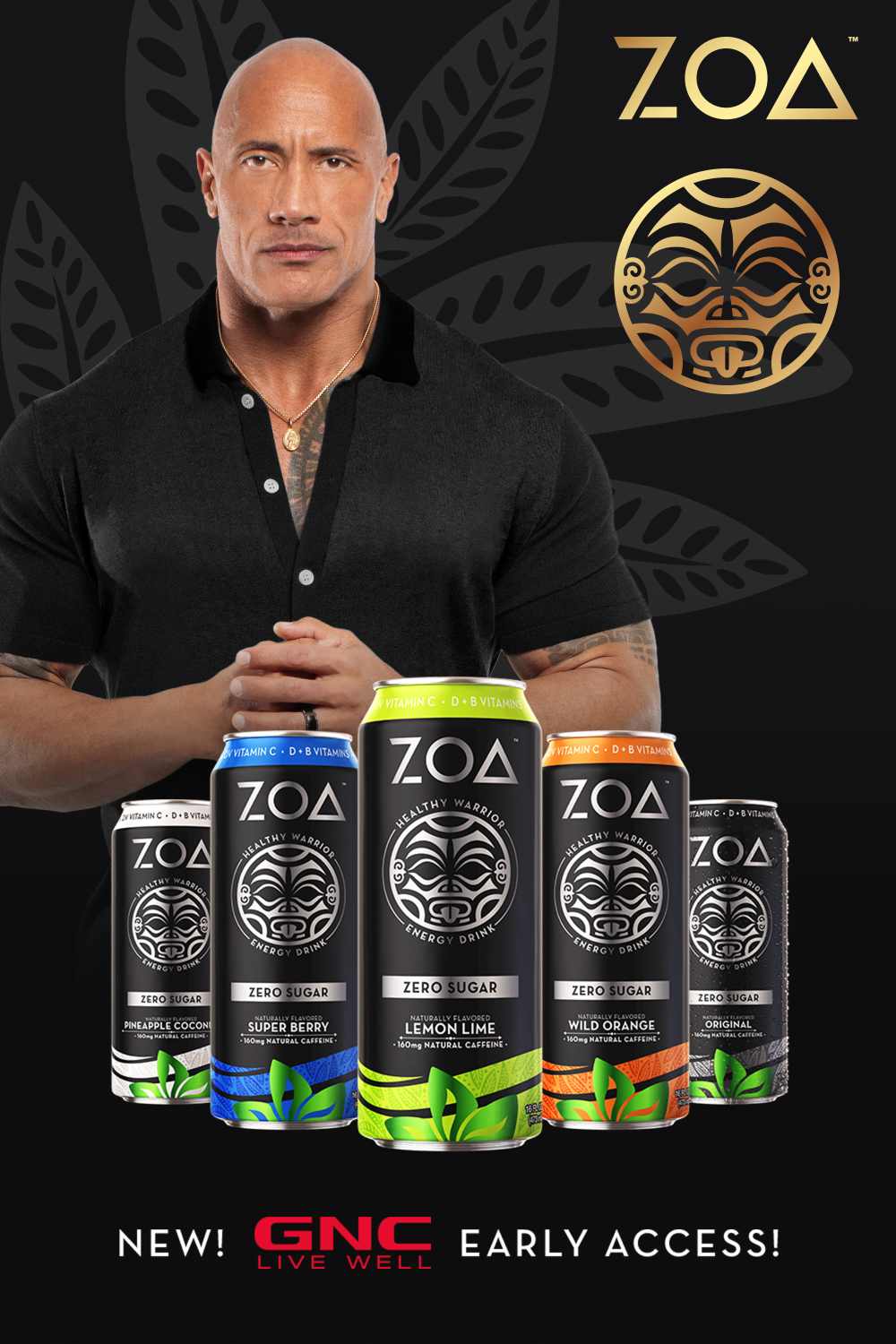 Early Access: Get Dwayne Johnson's New ZOA Energy Drink at GNC.com | Us Weekly