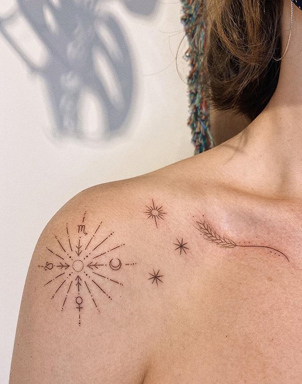 shoulder tattoos for women 2