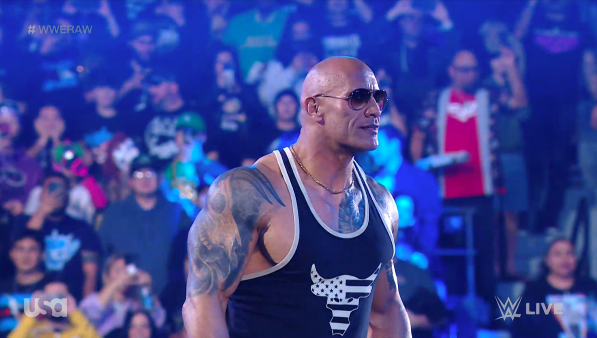 The Rock has returned to WWE Monday Night Raw, teases match with Roman  Reigns - Wrestling News | WWE and AEW Results, Spoilers, Rumors & Scoops