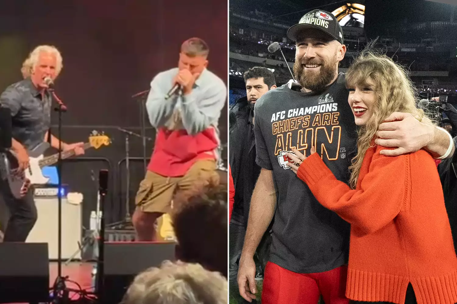 Travis Kelce Says This Ones for Taylor As He Takes Home Karaoke Award After Belting Out Whitesnake's Here I Go Again On my Own'