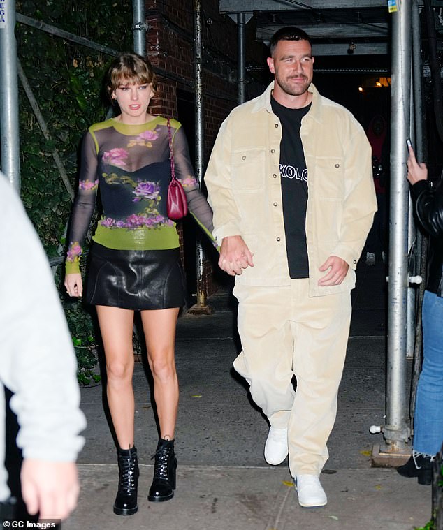 Travis and Taylor were spotted enjoying a romantic date night in New York City in October