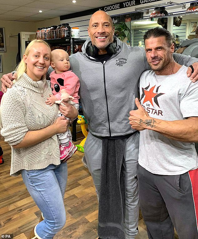 Surprise! Dwayne 'The Rock' Johnson left many of his fans stunned over the weekend as he headed to a gym in Doncaster to tone up his muscular physique