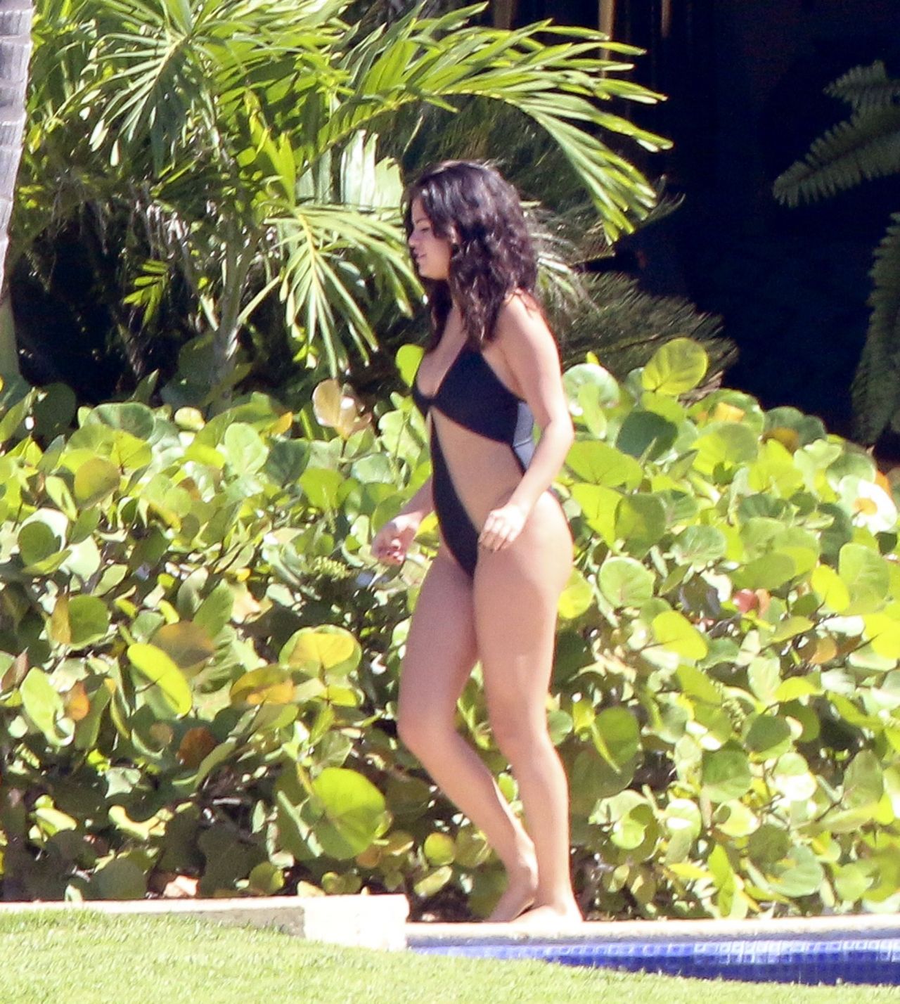 Selena Gomez Hot in Swimsuit at a Beach in Mexico, April 2015 • CelebMafia