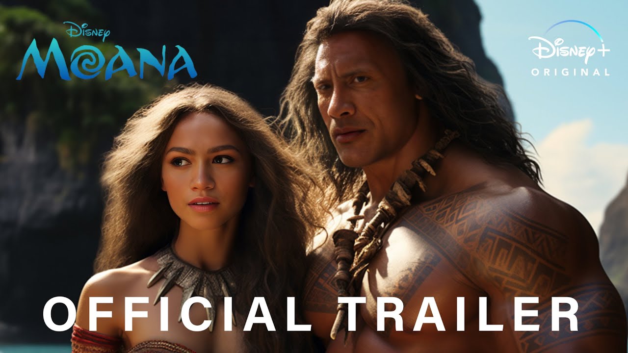 MOANA Live Action - Official Trailer (2024) | Dwayne Johnson, Zendaya ...