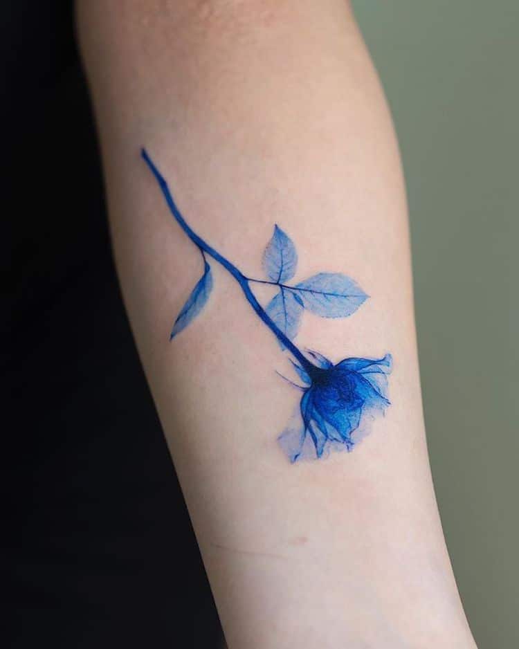 Blue Tattoos by Pokhy