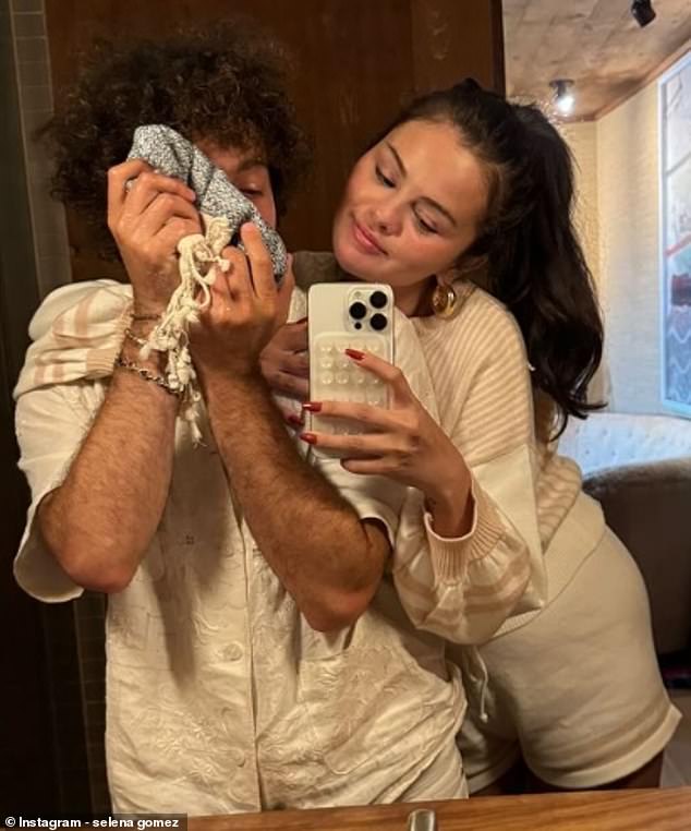 Selena Gomez has followed a wedding planning agency on TikTok amid her engagement rumors with Benny Blanco. This week she posted a heartwarming mirror selfie cuddling up to her rumored fiancé Benny Blanco, who bashfully covered his face