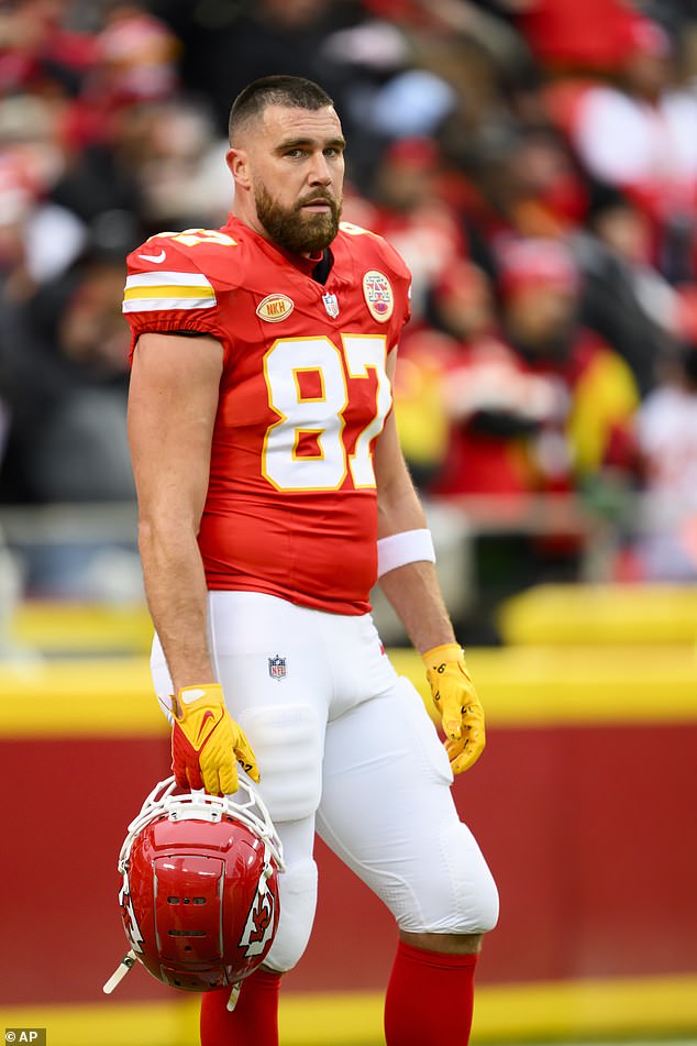 On the same night, Kelce, 34, and his team the Kansas City Chiefs will face off against the Los Angeles Chargers at SoFi Stadium, where Swift hosted six sold-out concerts back in August; seen on December 31