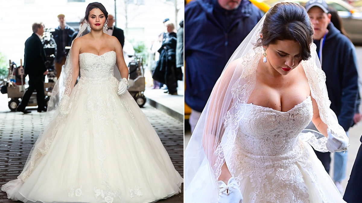 Selena Gomez wedding dress